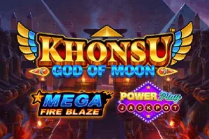 Playtech : Mega Fire Blaze: Khonsu God of Moon PowerPlay Jackpot - POWERPLAY128