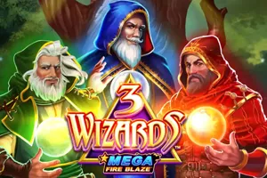 Playtech : Mega Fire Blaze: 3 Wizards - POWERPLAY128