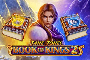 Playtech : Jane Jones In Book Of King 2 - POWERPLAY128