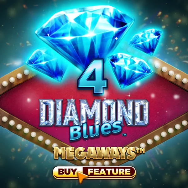 Microgaming : 4 Diamond Blues&trade; - Megaways&trade; - POWERPLAY128