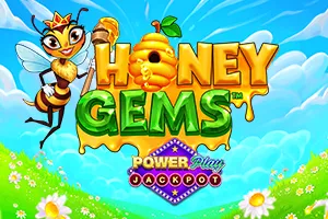 Playtech : Honey Gems PowerPlay Jackpot - POWERPLAY128