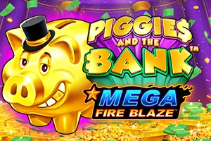 Playtech : Mega Fire Blaze: Piggies and the Bank™ - POWERPLAY128