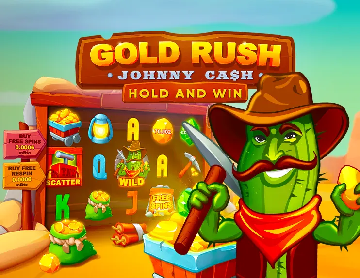 Bgaming : Gold Rush with Johnny Cash - POWERPLAY128