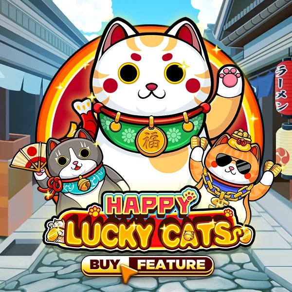 Microgaming : Happy Lucky Cats - POWERPLAY128