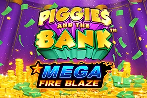 Playtech : Mega Fire Blaze: Piggies and the Bank™ PPJP - POWERPLAY128