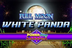 Playtech : Full Moon: White Panda PowerPlay Jackpot - POWERPLAY128