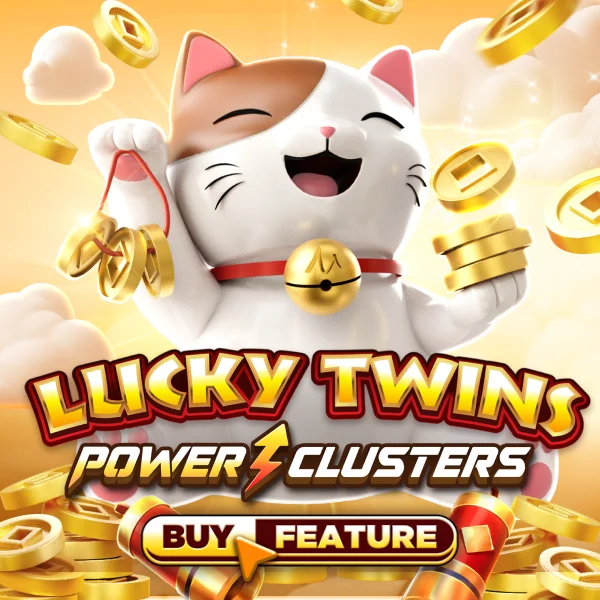 Microgaming : Lucky Twins PowerClusters - POWERPLAY128